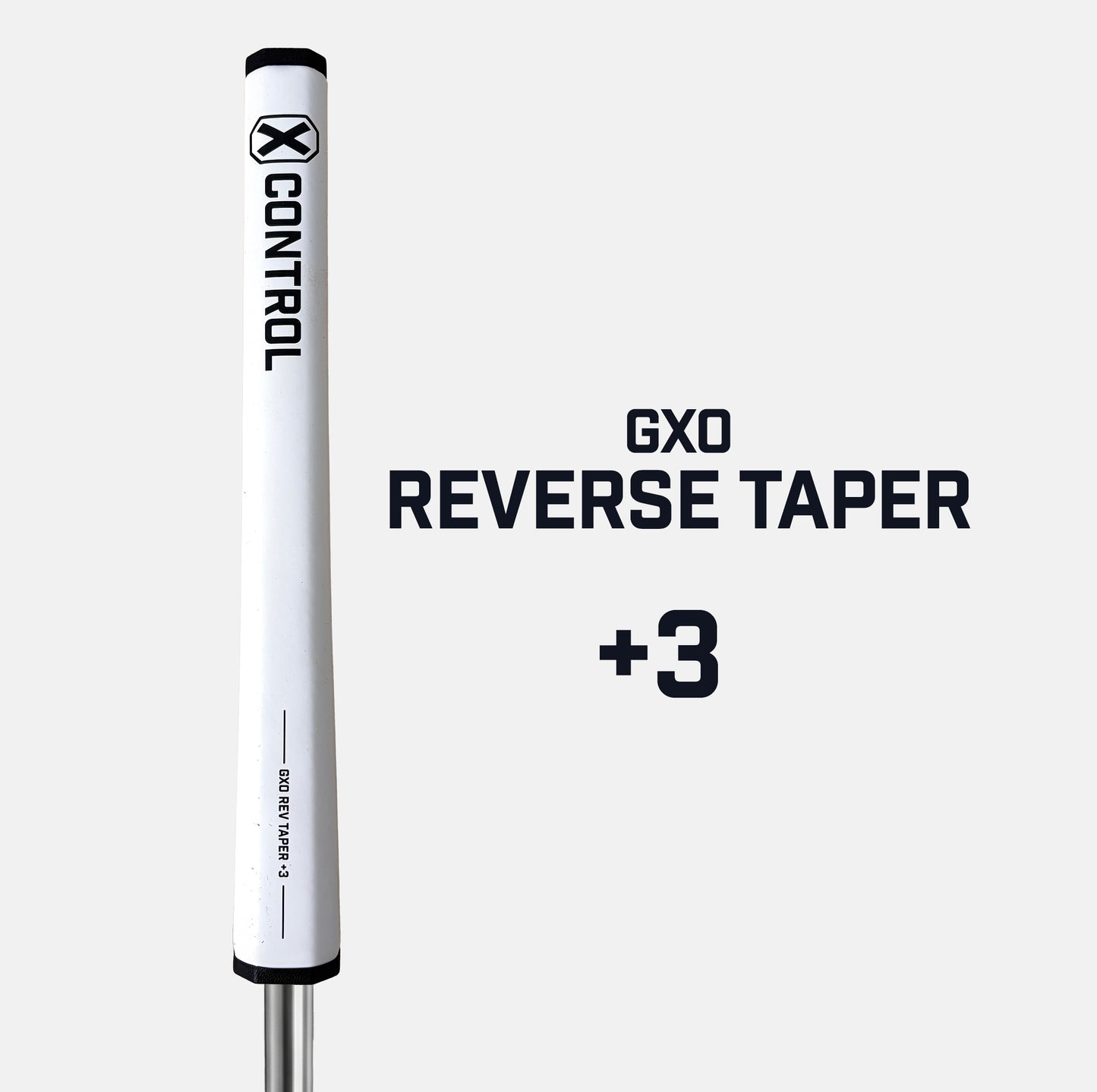 X Control Putter Grip - Reverse Taper +3