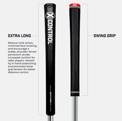 X Control Putter Grip - Standard Taper +2